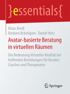 cover image of Avatar-basierte Beratung in virtuellen Räumen